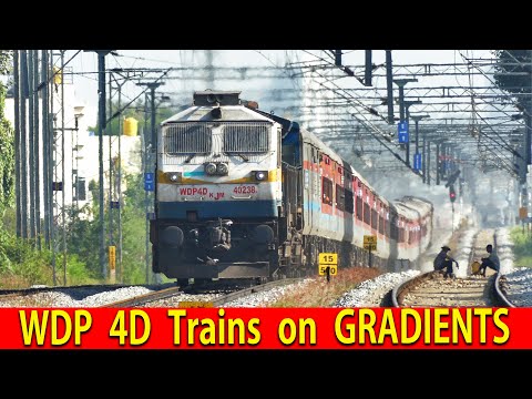 [4 IN 1] Notched up WDP 4D hauled Trains back to back | Indian Railways