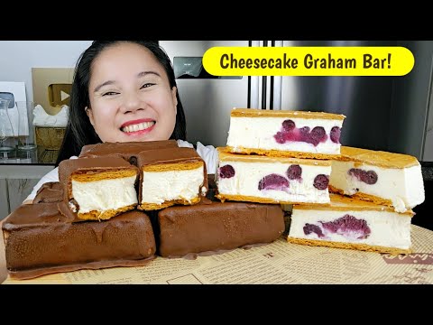 Cheesecake Graham Bars gawin nating Tiramisu and Blueberry cheesecake!