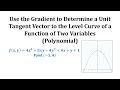 Understanding Unit Tangent Vectors