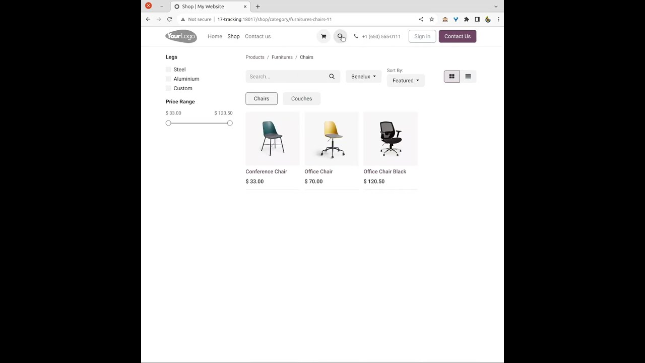 Odoo 17 eCommerce Website | 03.11.2023

New Odoo 17.0 eCommerce #shorts.