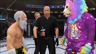 Old Bruce Lee vs. Rainbow Lion - UFC 4