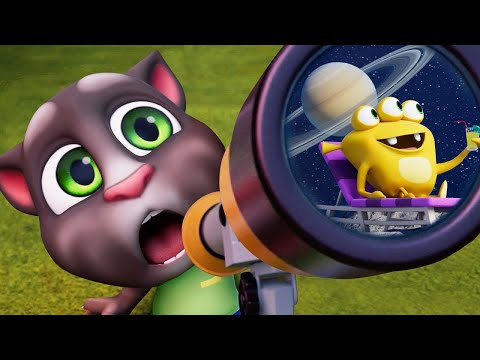 Talking Tom - Aliens Took Our House! - Episode 222 Compilation - Super Toons TV - Cartoons