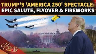 Trump LIVE: America 250 Celebrations, Salute To America, Fireworks, Flyovers & July 4 Speech