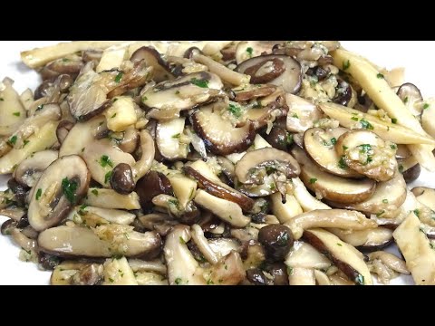 SETAS AL AJILLO (Receta Fácil , Rápida y Saludable)😋