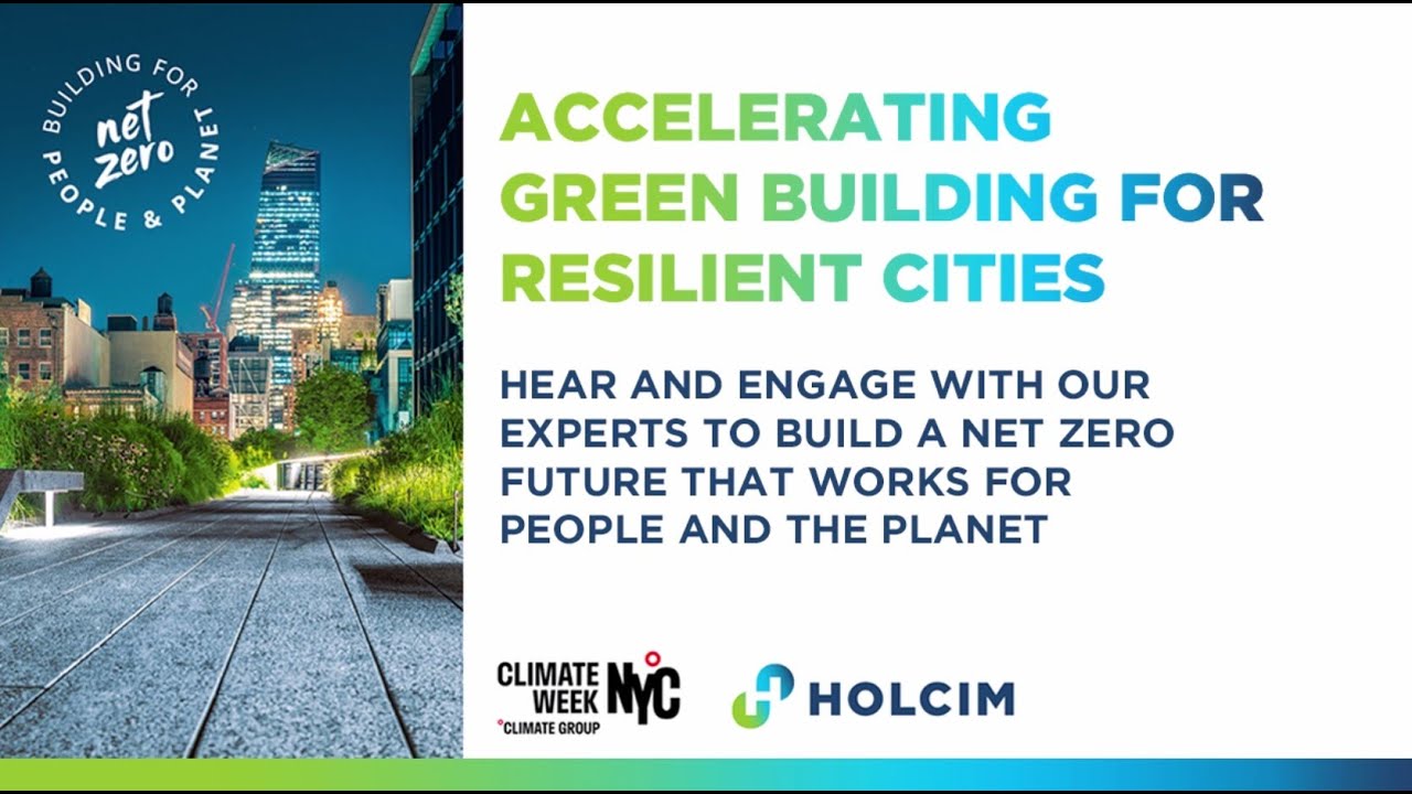 Accelerating green building for resilient cities