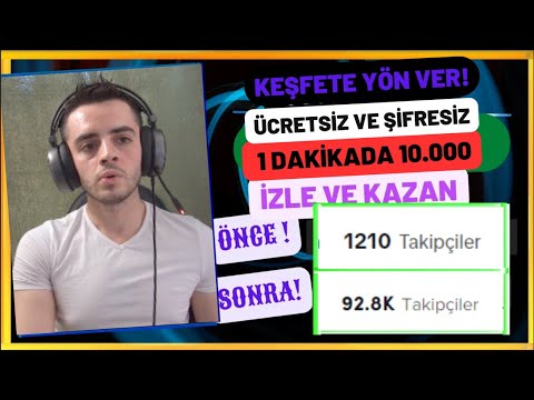 TİKTOK TAKİPÇİ ARTTIRMA HİLESİ - ÜCRETSİZ ŞİFRESİZ TİKTOK TAKİPÇİ HİLESİ