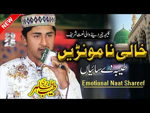 13 Rajab Ka Emotional Naat 2025 | Tayyab Tahir Hameedi Sialvi #13rajabmanqbat #13rajab