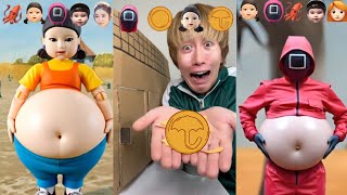 Shusininja Funny Cute Squid Game Cardboard 😂