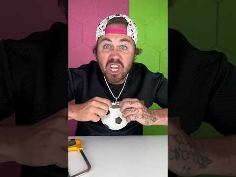 See Inside A Elastic Soccer Ball ⚽️😱#shorts