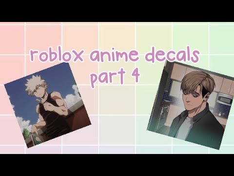 Roblox Decal Id Codes Anime 07 2021