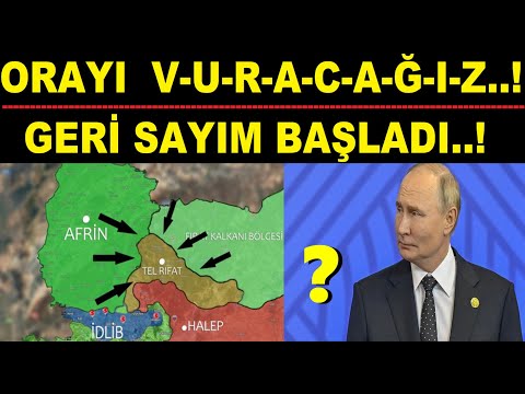 YAKINDA ORAYI VURACAĞIZ...! GERİ SAYIM BAŞLADI...!