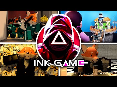 Ink Game: Jump Rope Update - ALL Games & Endings (Roblox Showcase)