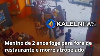 ALERTA: Veja o que aconteceu com o menino que soltou a mão do pai e correu em direção a rua