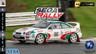 Sega Rally Online Arcade Gameplay [PS3 4K60FPS]
