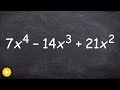 Factoring Higher Order Trinomials