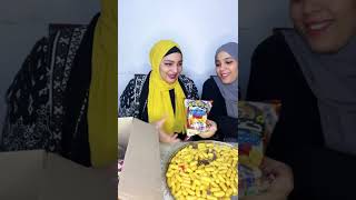 فتحت كرتونه كامله من البخت تعالوا شوفوا كسبت اي ؟! 😂🎉#امل_حماد #تحديات #البخت #تجارب