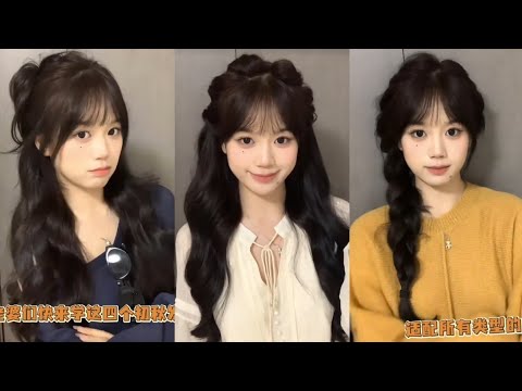 Super Easy & Cute* Hairstyles Tutorials Korean Style for Girls π