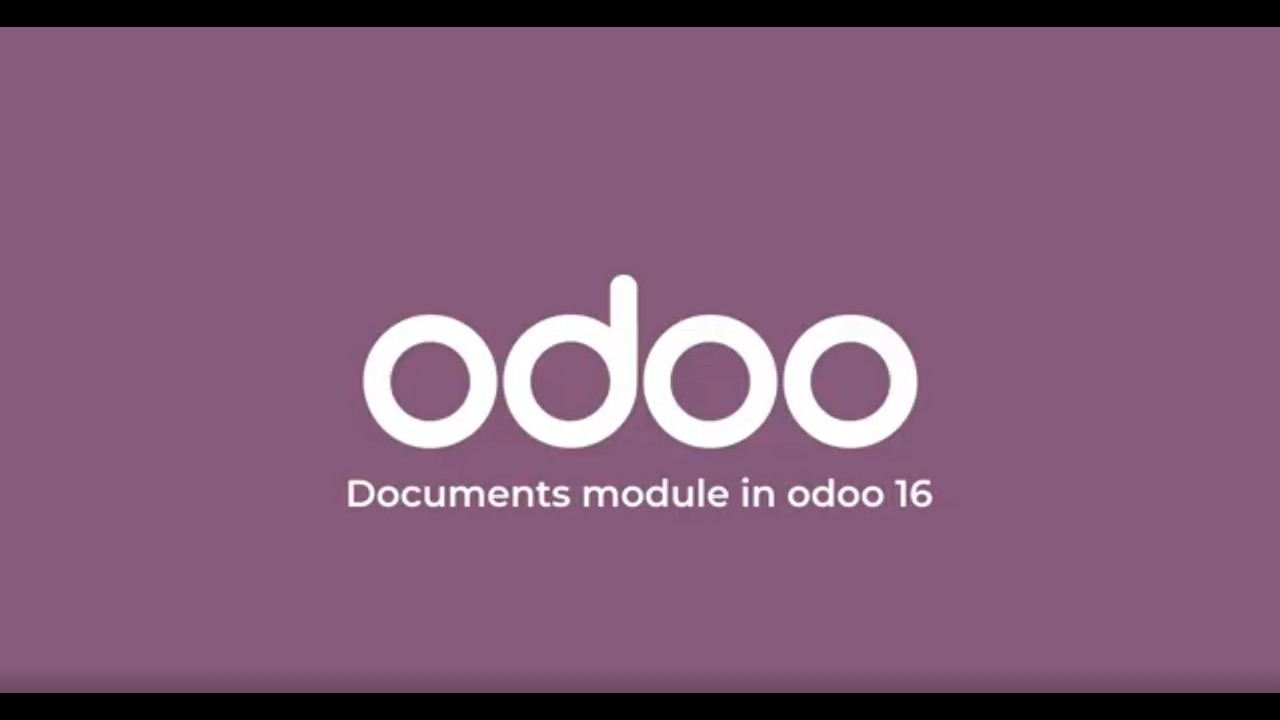 Documents Module in Odoo16  | Odoo Tutorials | 03.04.2026

Get the full potential of document management with this in-depth tutorial on the Odoo16 Documents Module. In this video, you'll ...