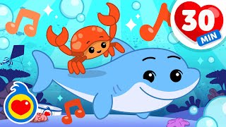 Caranguejo Peixe É 🦀 🐟 🤔 | 30 minutos de Música Infantil com Um Herói do Coração ❤️