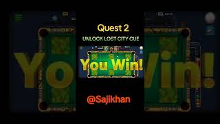 8 Ball Pool - Quest 2 to Unlock Lost city Cue #8ballpool #8bp #gaming #games #pool1 #oculusgames