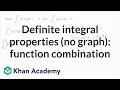 Definite Integrals and Properties