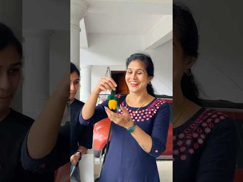 I made a tulip crochet for amma 🌷🧶 | Surprise🤩 | thejathangu😉 #Shorts