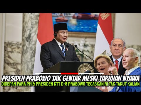 Prabowo TAK GENTAR Meski TARUHAN NYAWA! Didepan PM & PRESIDEN Lain Prabowo Sebut RI Tak Takut Kalian