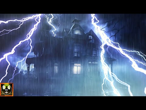 Strong Thunderstorm Noises for Instant Sleep, with Torrential Rain, Intense Thunder and Lightning