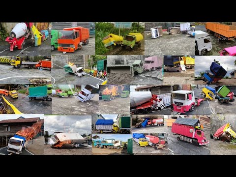 Komplikasi Kecelakaan Truk Sepanjang Tahun 2024 versi miniatur truk