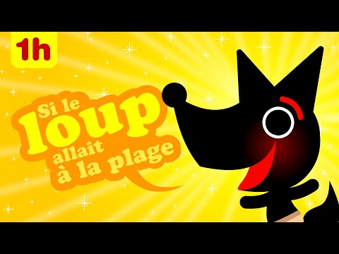 Si le bébé loup allait à la plage ☀️☀️☀️ Petites comptines pour bébé avec paroles