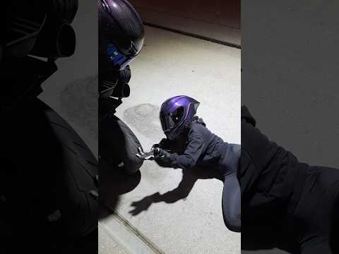 he CRASHED into my MOTORCYCLE… 😫 w/kasucle