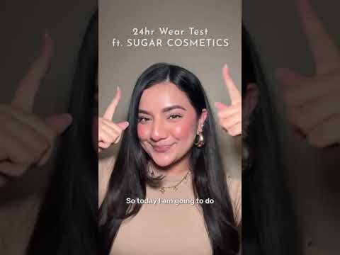 24hr Wear Test Ft. Partner In Shine Lip Glosses ❤️| #Shorts SUGAR Cosmetics