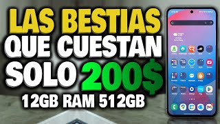 5 TELÉFONOS DE GAMA ALTA QUE SOLO CUESTAN 200$ ¡NO GASTES DE MAS! 🏆