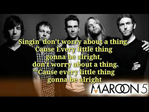 Maroon 5 - Three Little Birds (Lyric Video)