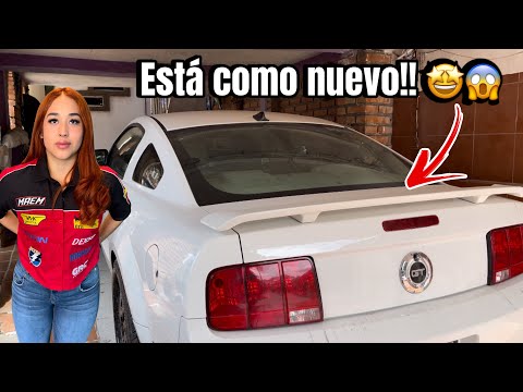 Encontré este Mustang que estuvo guardado durante muchos años 😱 Está como nuevo?