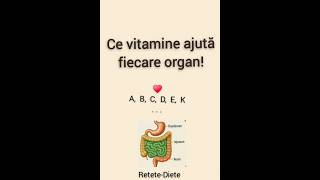 Ce vitamine susțin fiecare organ!