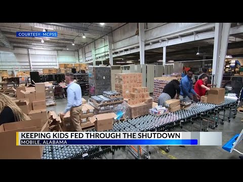 YouTube video thumbnail: MCPSS, Feeding the Gulf Coast Help Students, Families Facing SNAP Benefit Suspension