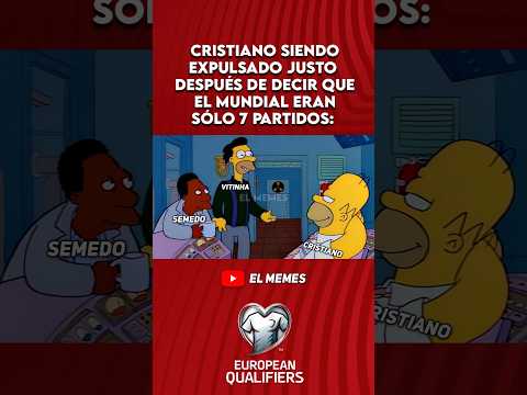 Muy ir贸nico #cristianoronaldo #cristiano #cr7 #elmemes #futbol #memes #humor #shorts #eliminatorias