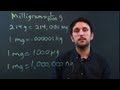 Converting Measurements to Milligrams