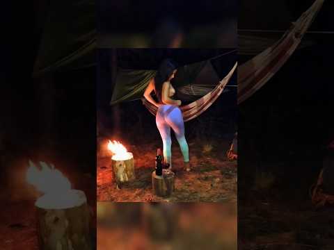 ACAMPEI SOZINHA E FIZ UMA SABOROSA REFEIÇÃO. BUSHCRAFT, FOGÃO E FOGO PRIMITIVO ASMR #bushcraft