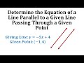 Understanding Parallel Lines and Equation Forms