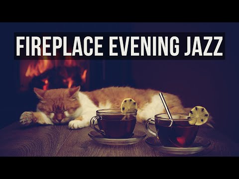 Cozy Fireplace Jazz | Relaxing Winter Night Music for a Warm Evening