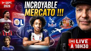 LIVE MERCATO DE L'OLYMPIQUE LYONNAIS 1ER SEPT 26