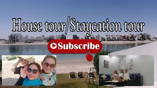 HOUSE TOUR OR STAYCATION TOUR  at Al-Khiran #vacation #housetour #ebebvlog