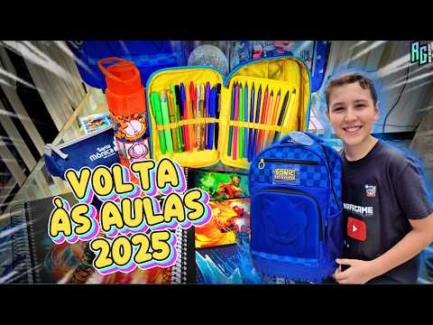 MEU NOVO MATERIAL ESCOLAR 2025  #materialescolar #vlog #funny #viralvideo #voltaasaulas