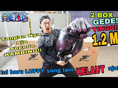 (ENG SUB) FIRST IN THE WORLD!! UNBOXING SUPER HUGE MONKEY D. LUFFY GEAR 3 by JC STUDIOS 1/4 SCALE!