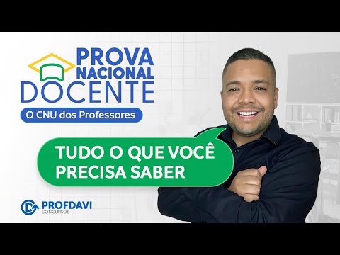 PROVA NACIONAL DOCENTE 2025 - PND - Tudo o que você precisa saber!