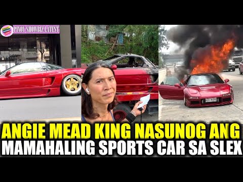 Ang NAKAKATAKOT na nangyari kay Angie Mead King habang dinadrive ang sports car ng biglangMASUNOG!