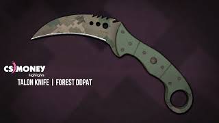 Talon Knife Forest DDPAT Gameplay