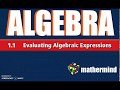 Evaluating Algebraic Expressions and Operations